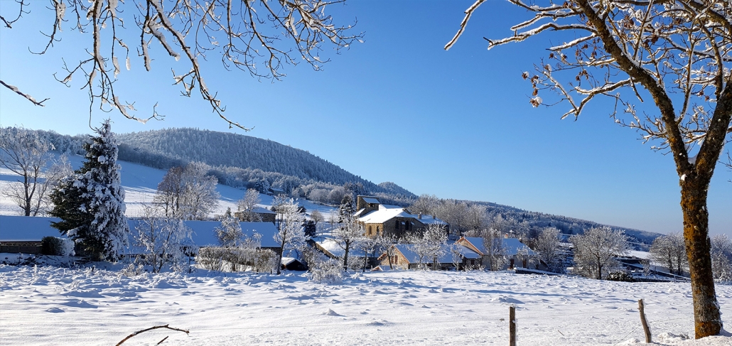 Présailles & les Monts Breysse sous la neige | Haute-Loire